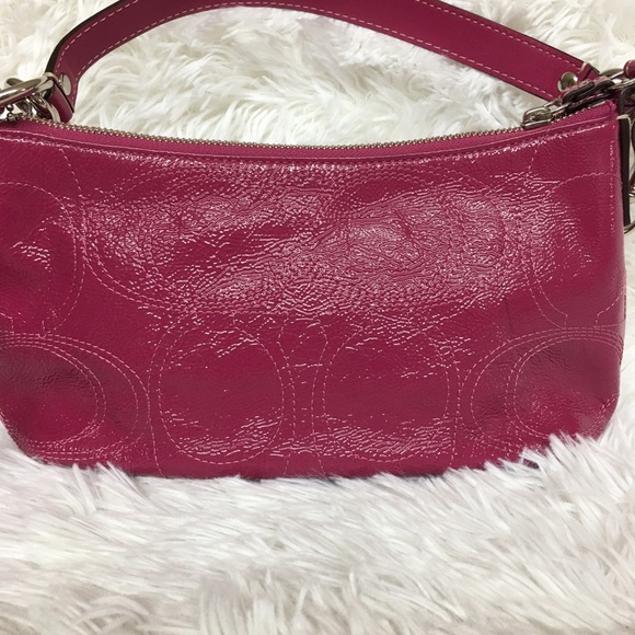 Coach Bag Embossed Leather - Picture 7 of 10